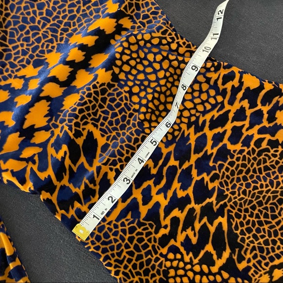 Fashion Nova Wild About You Velvet Mini Dress - Mustard/combo Size XS - Picture 10 of 14